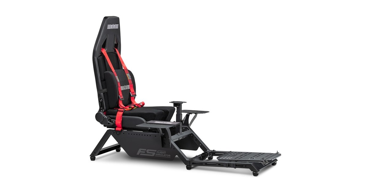 Next Level RacingFlight Simulator racing simulator  (Zwart/rood)
