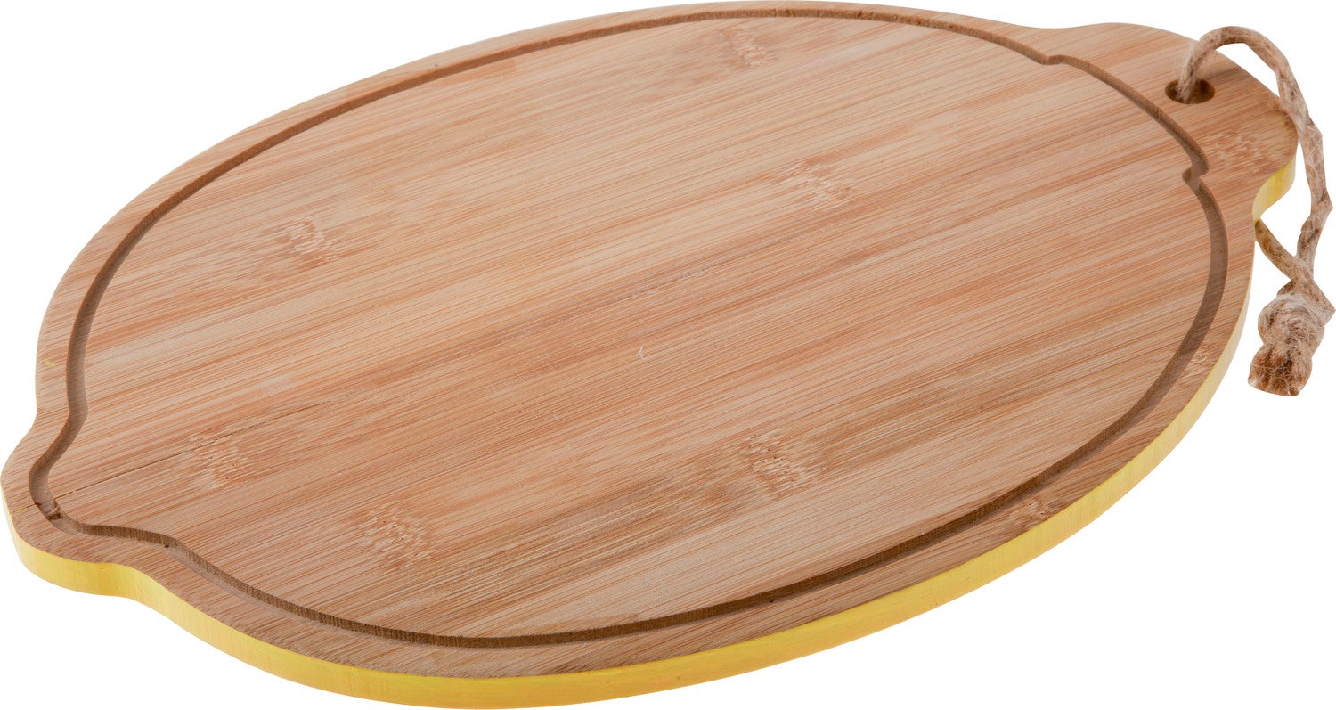Cosy & Trendy snijplank Citroen naturel bamboe 35 x 24 x 1 cm