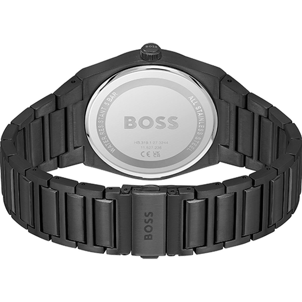 Montre BOSS Steer homme bracelet acier noir