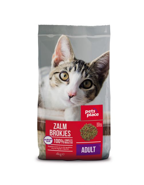 Pets Place Kat Adult Zalm - Kattenvoer