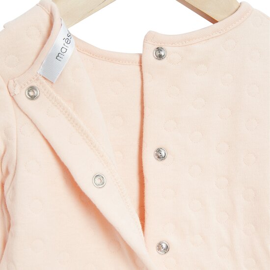 Mon écureuil chou Robe manches longues en molleton   Pink Calin        de               Marèse