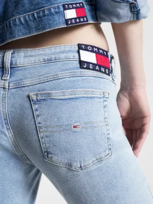 Calça jeans skinny de cintura baixa Sophie