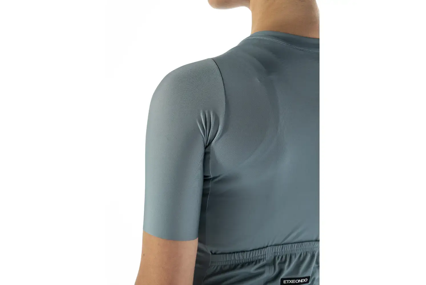 Etxeondo Gara Fem Fietsshirt Korte Mouwen Grijs/Blauw Dames