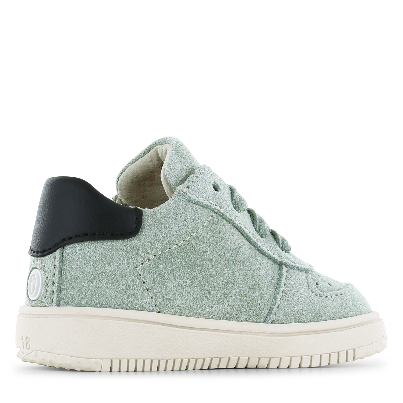 Shoesme lichtgroen sneakertje Microfiber leer, Suède | Jongens schoenen