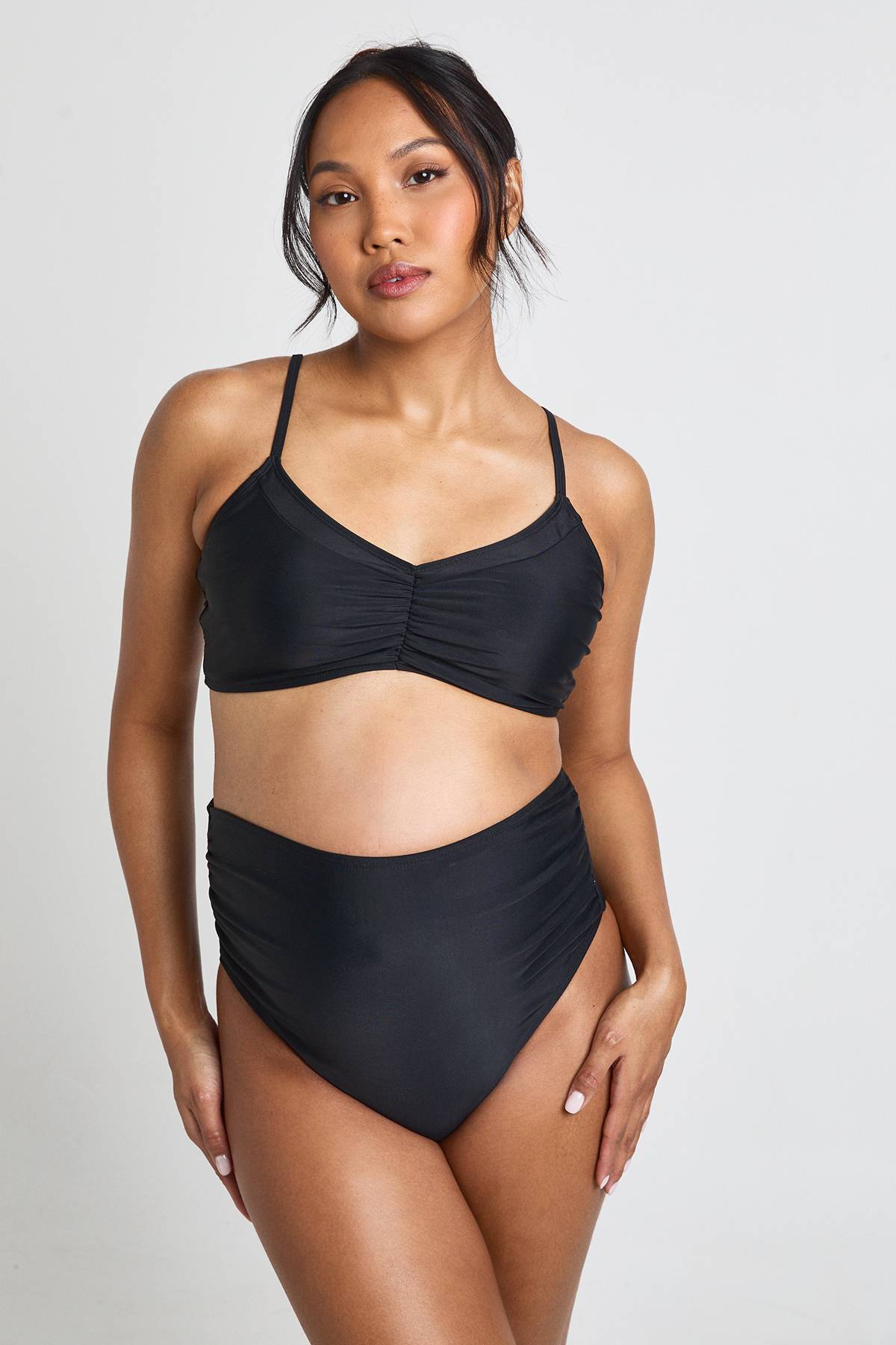 boohoo Haut De Bikini De Maternité Froncé