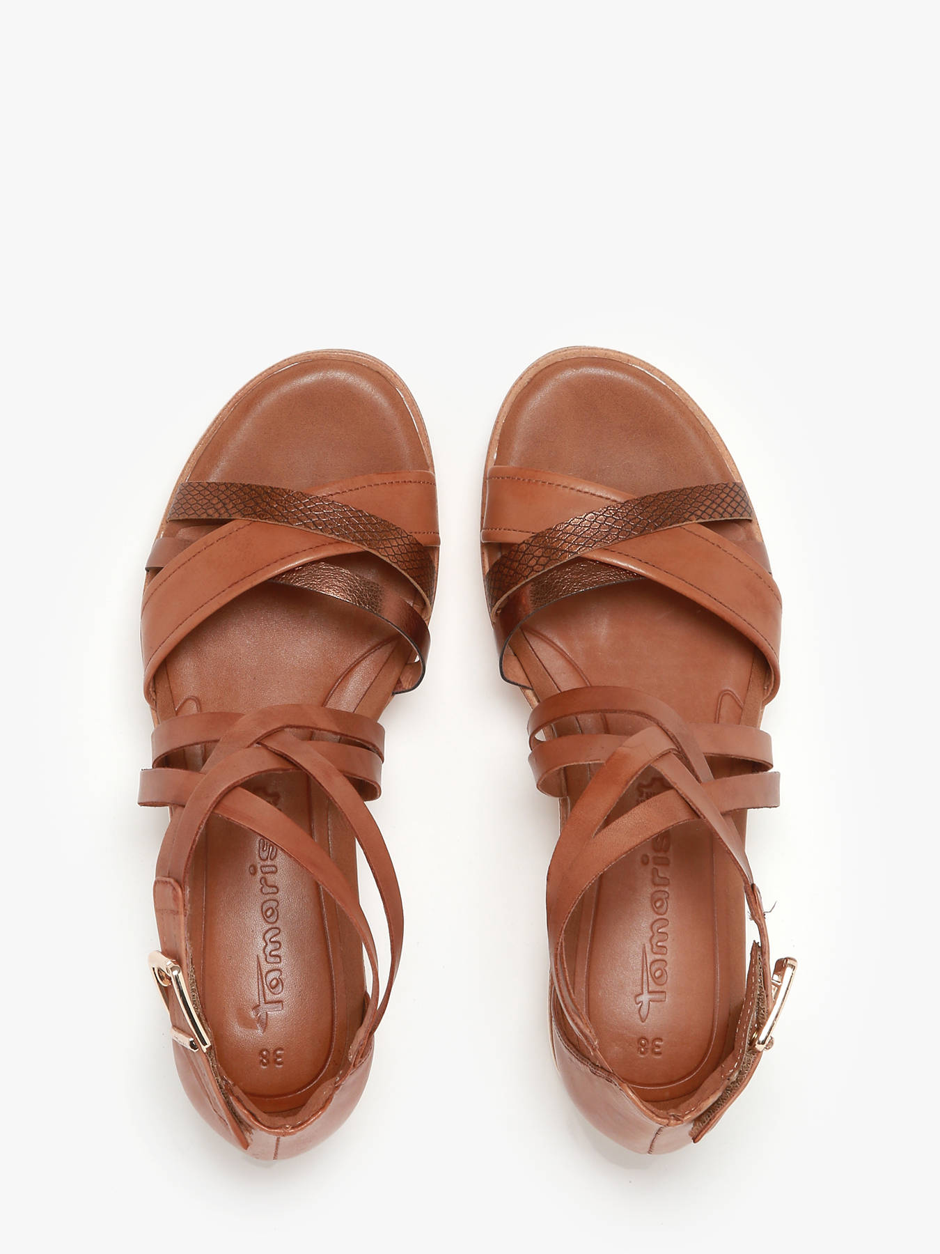Sandales en cuir TAMARIS