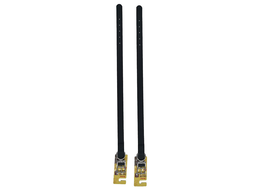 COLEIRA PVC AUCHAN PRETA 2.5CMX40-60CM
