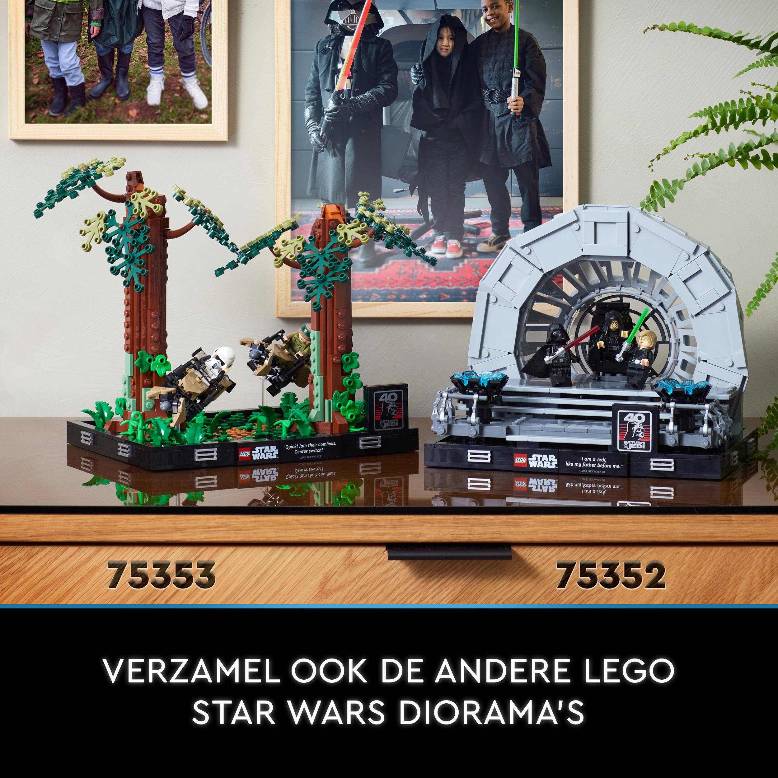 LEGO Endor™ speederachtervolging diorama 75353