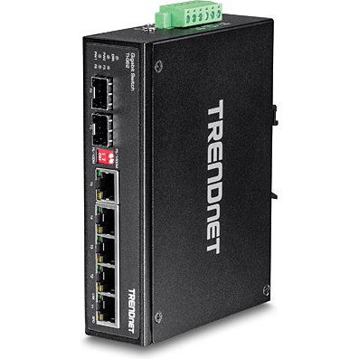 Trendnet TI-G62 commutateur réseau Non-géré L2 Gigabit Ethernet (10/100/1000) Noir