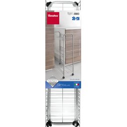Desserte multi-usage Slim DELUXE, 3 niveaux, argent