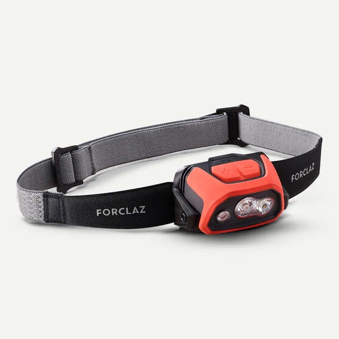 Decathlon Forclaz - Lanterna de Cabeça Recarregável Forclaz HL900 USB V3 600 Lúmens