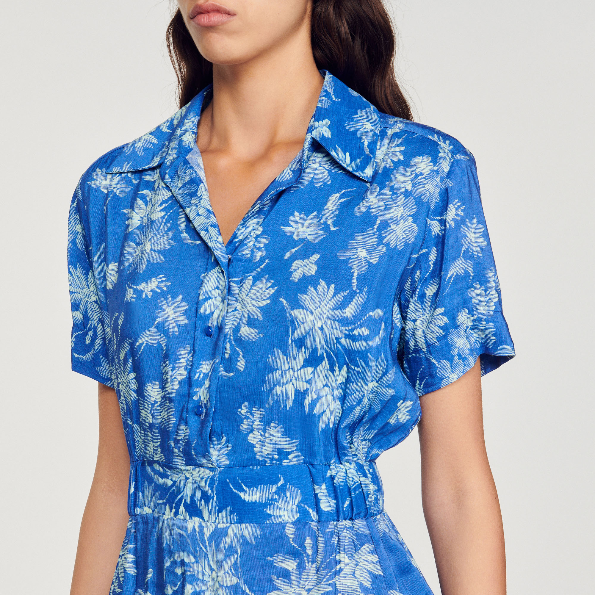 Robe courte imprimee