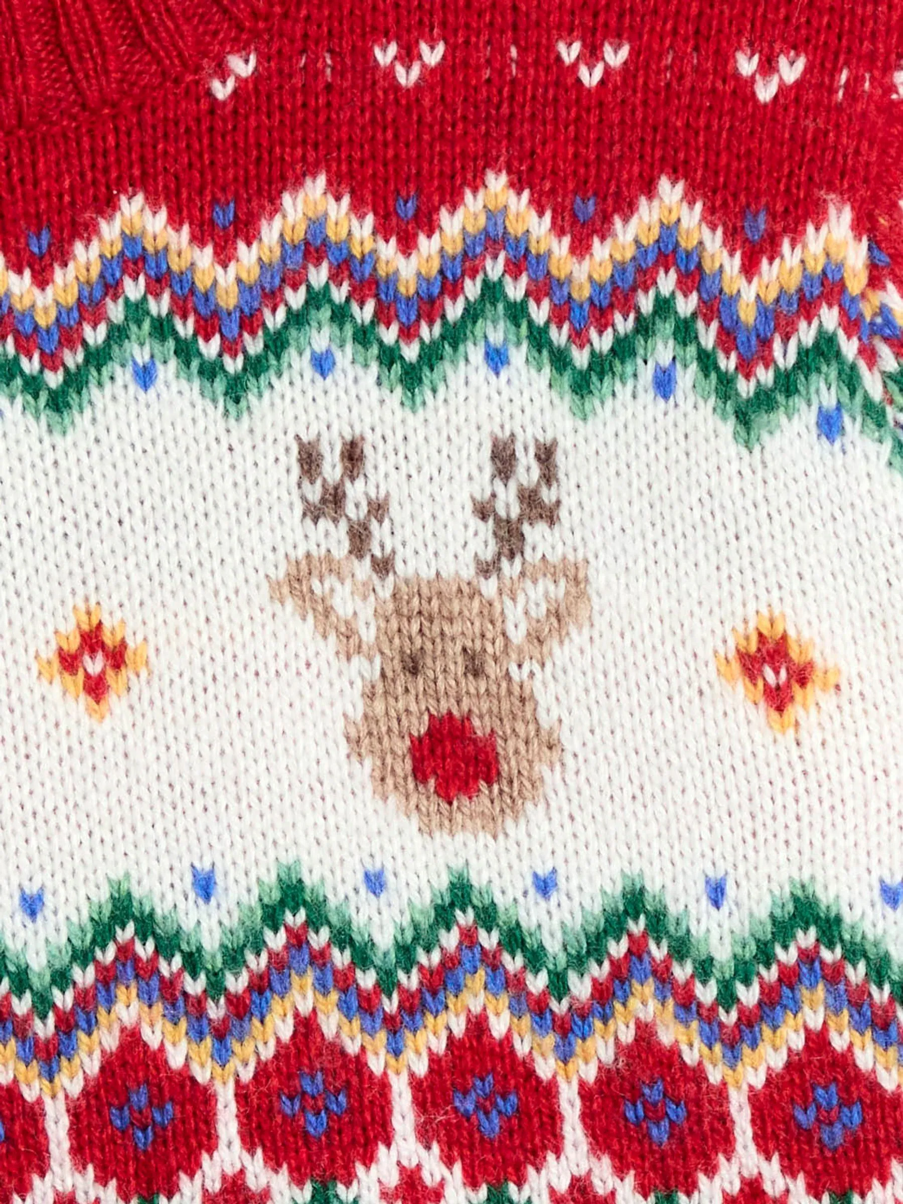 JoJo Maman Bébé 2-delige Kerstmis Fair Isle Trui & Leggings Set