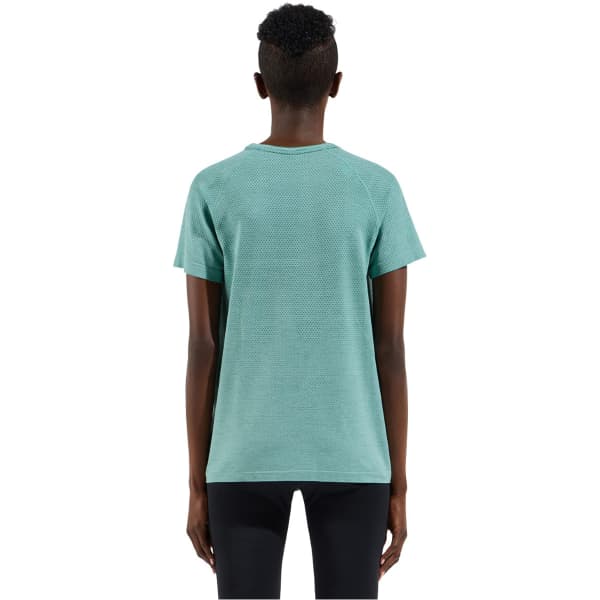 T-shirt running ODLO TS CREW NECK S/S ESSENTIAL SEAMLESS W AQUA HAZE MELANGE