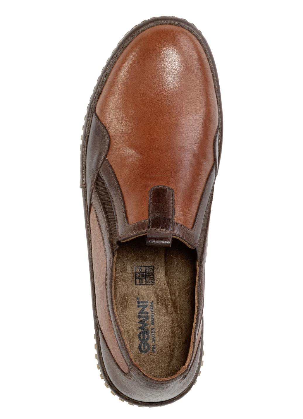 Gemini Slipper aus schattiertem Rind-Nappaleder