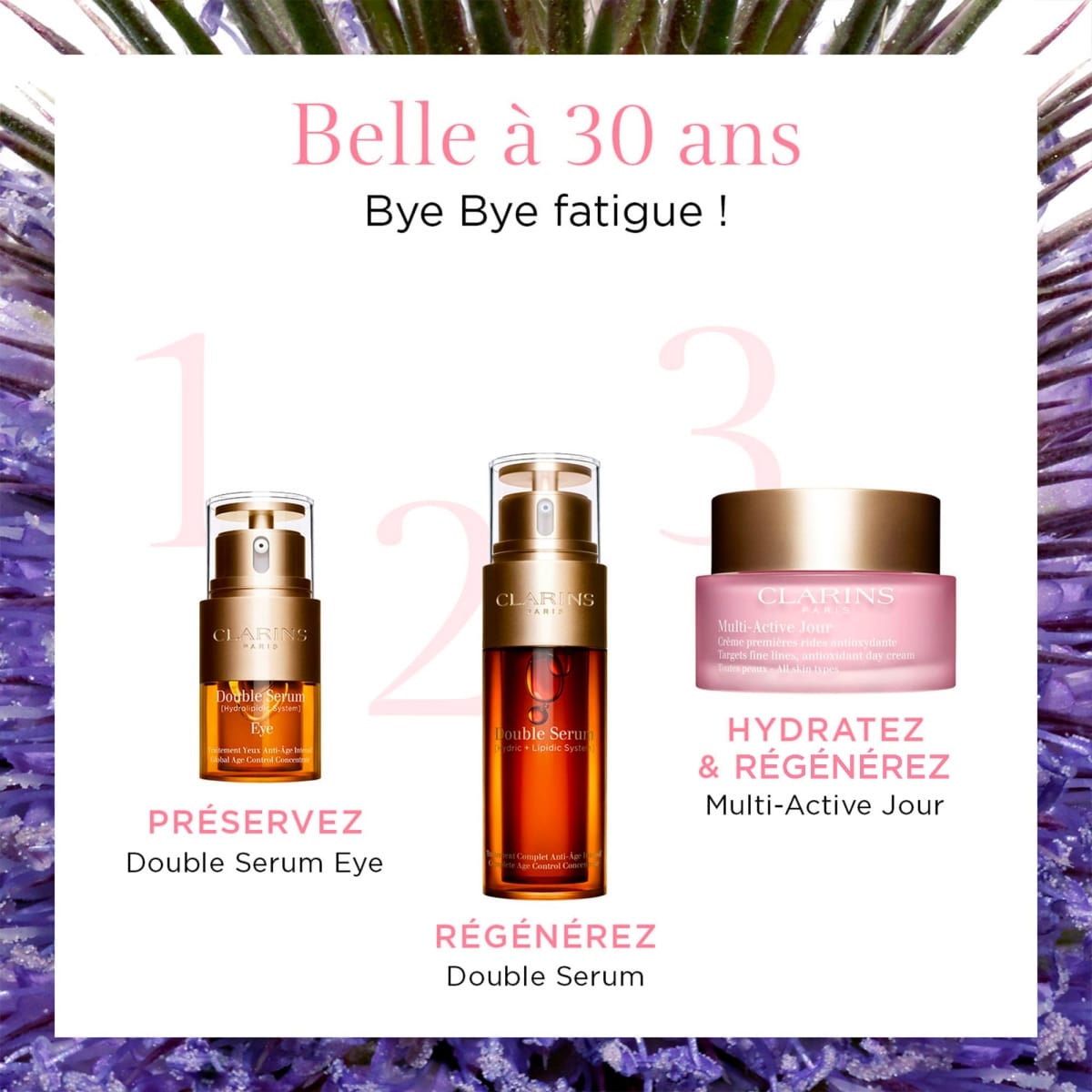 CLARINS Multi-Active Jour Crème Premières Rides Antioxydante Peaux Sèches