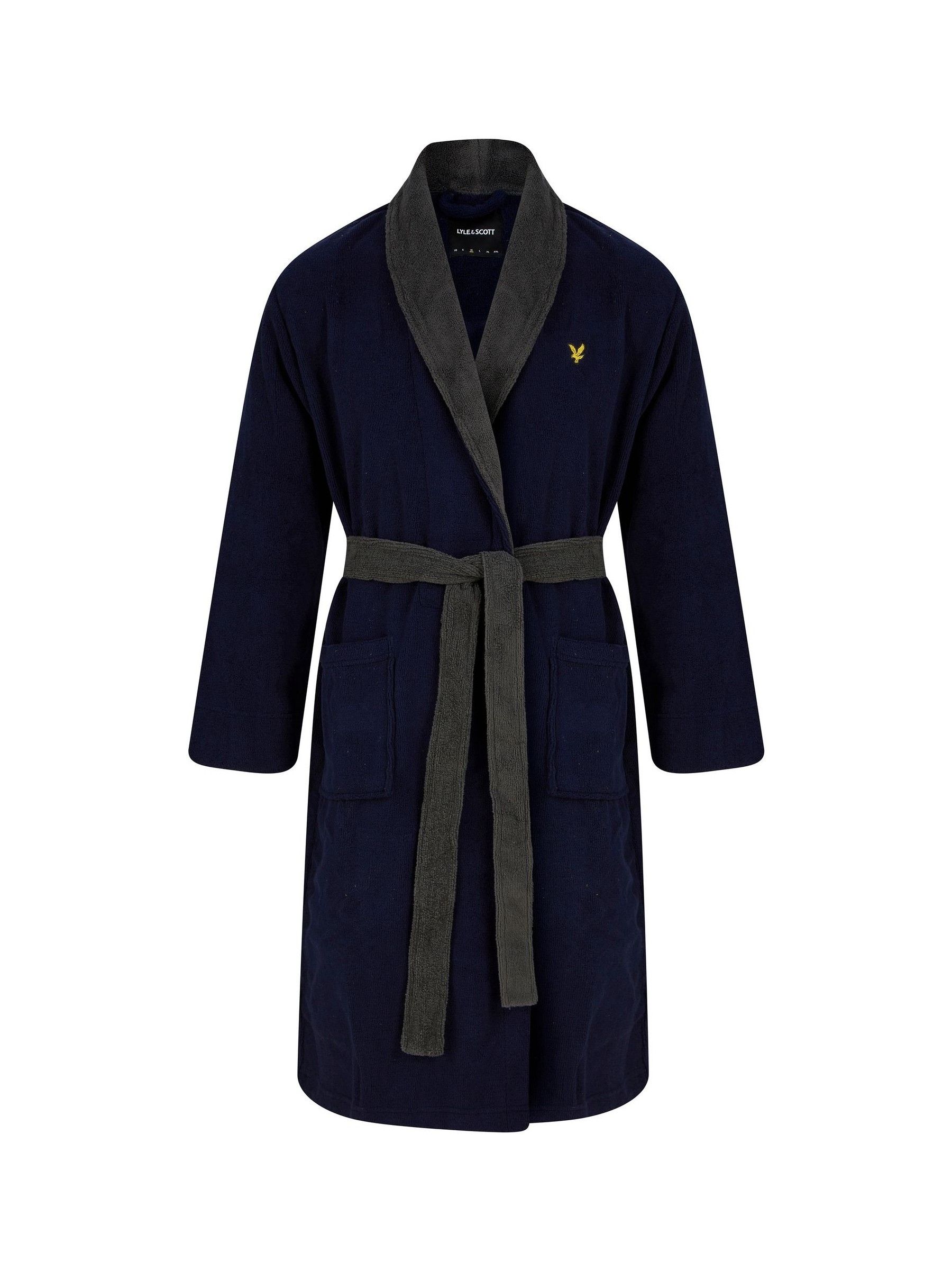 Donkerblauw - Lyle & Scott Adrian badjas