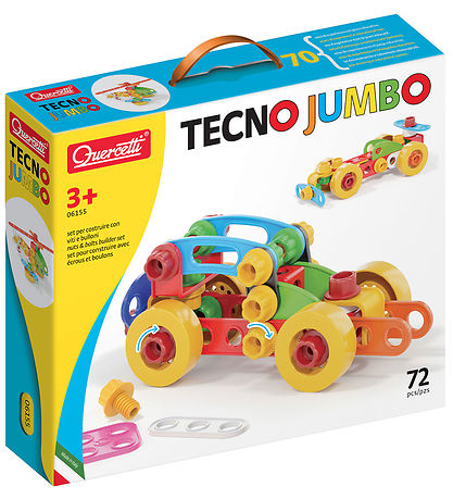 Quercetti Fart?j - Byg Sølv - Techno Jumbo - 72 Dele - 06155