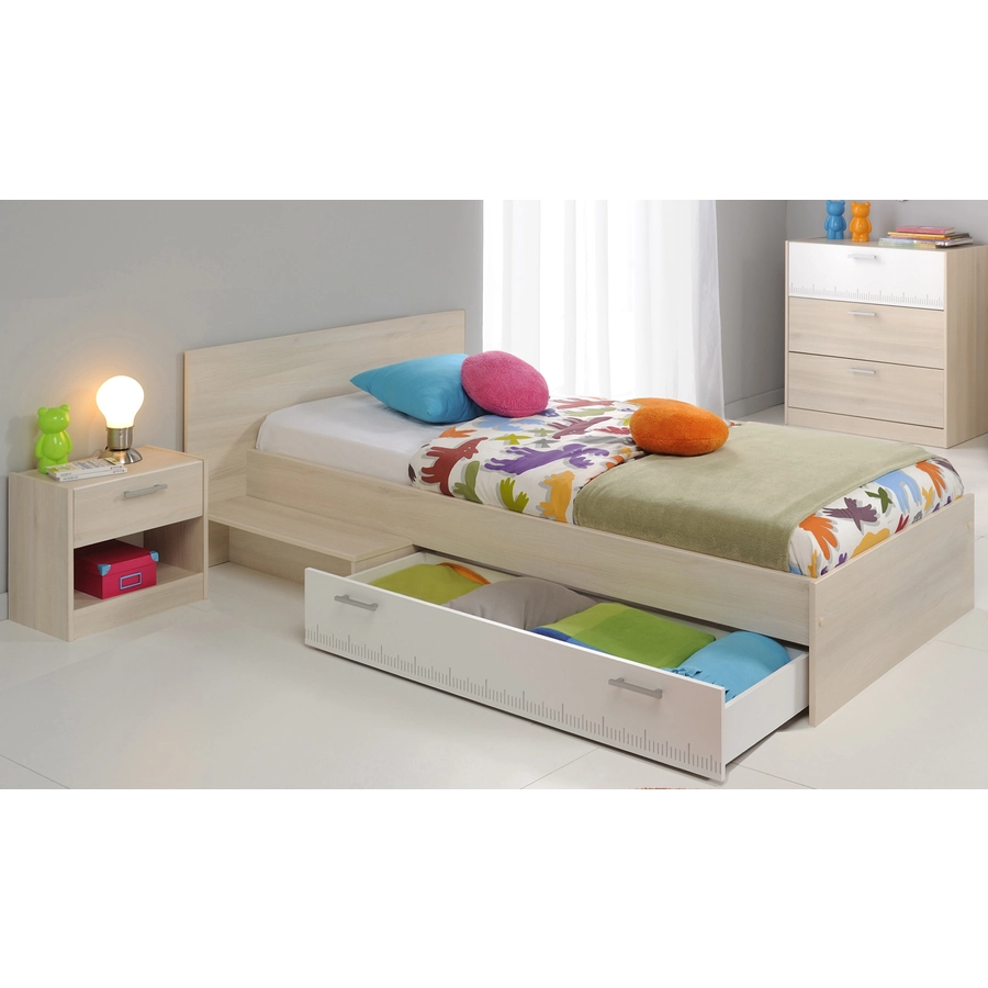 Parisot Kinder- und Jugendzimmer 3-tlg. Charly 13 Akazie-Weiß Akazie  Weiß