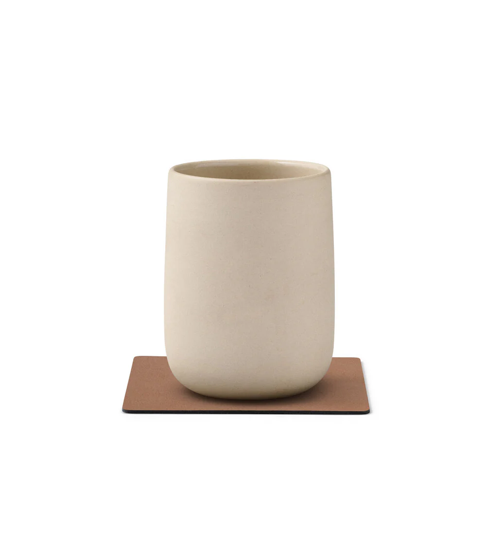 LIND DNA  Glasbrik, Square - Old Rose