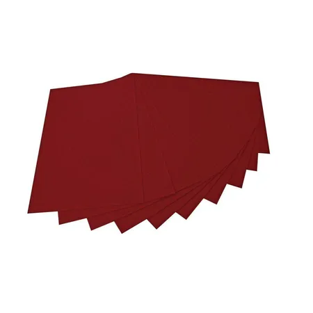Folia Bastelfilz dunkelrot, 20 x 30cm, 10 Blatt