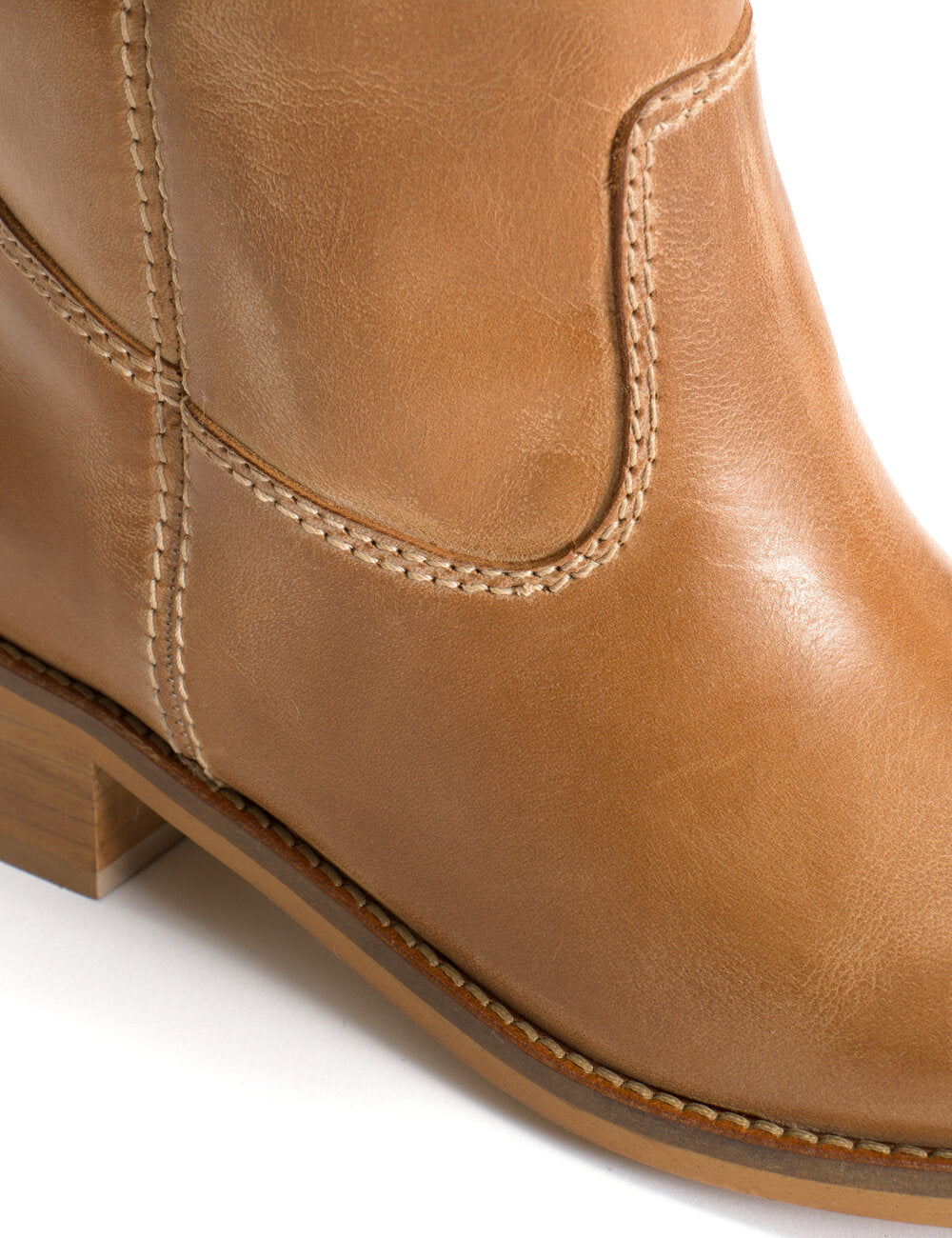 Dico Copenhagen  Julia Gaucho læderstøvler - Dark Tan