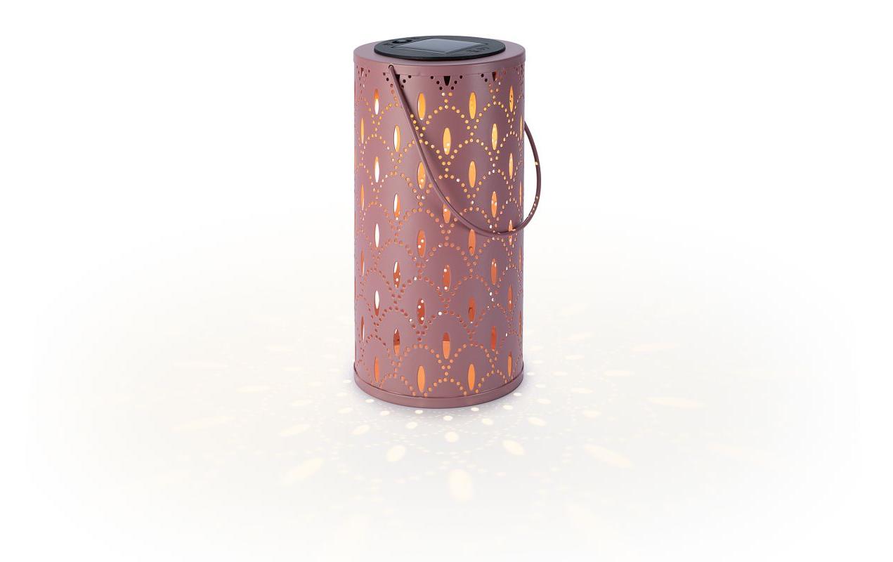 Solar Ornament Lantern MauveDekorative Solarleuchte