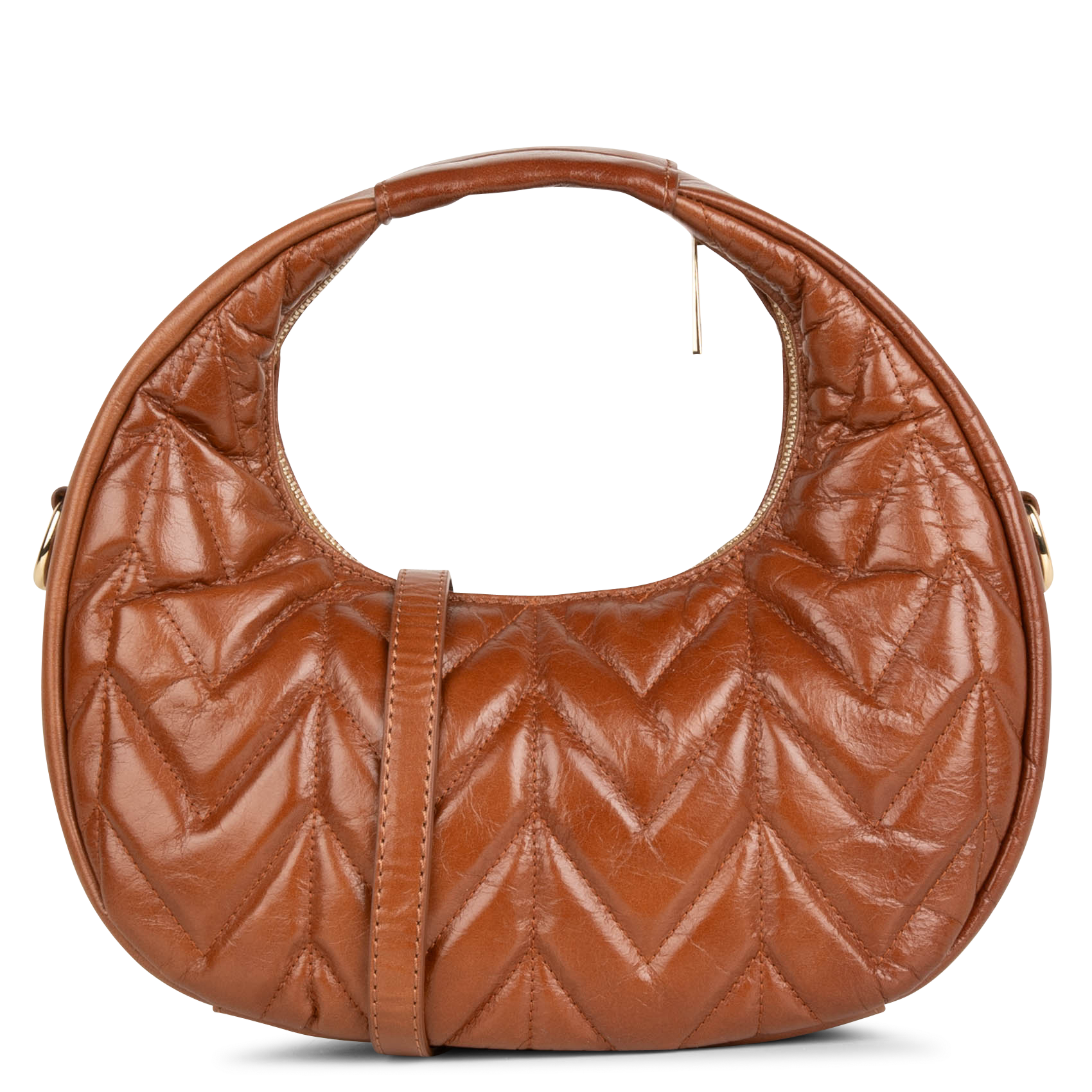 ELISABETH - Sac à main en cuir matelassé | Jaune