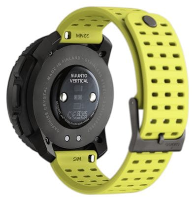 Montre GPS Suunto Vertical Black Lime - Jaune fluo