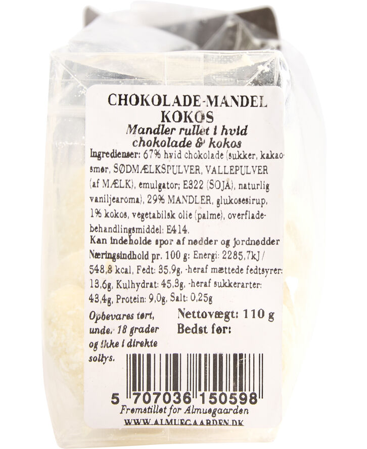 Almuegaarden Kokos choko-mandler Beige