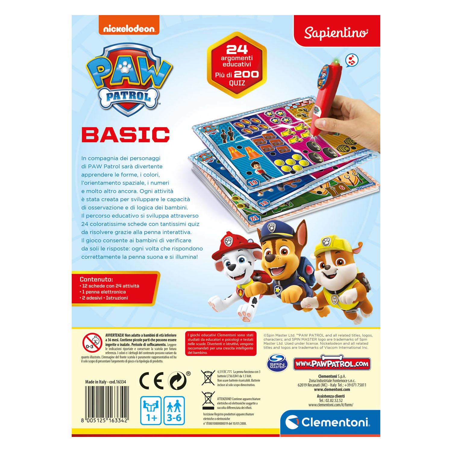 Clementoni Quizzy PAW Patrol