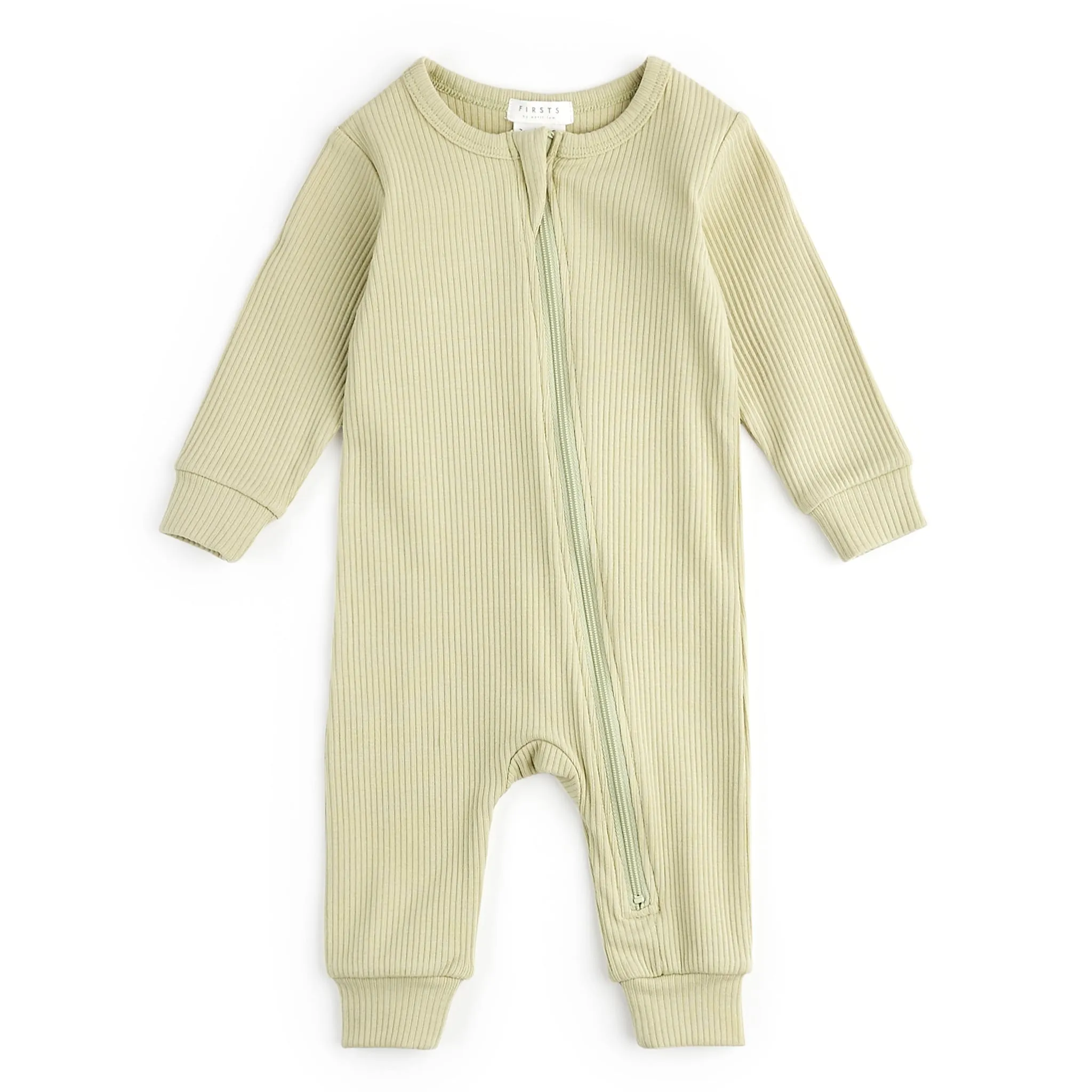 Firsts par Petit Lem Pyjama Côtelé Caméléon Lime 0-12mois