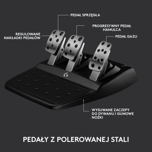 Logitech® | G923 - Rat og pedalsæt - kabling - for PC/ Playstation 4/ Playstation 5