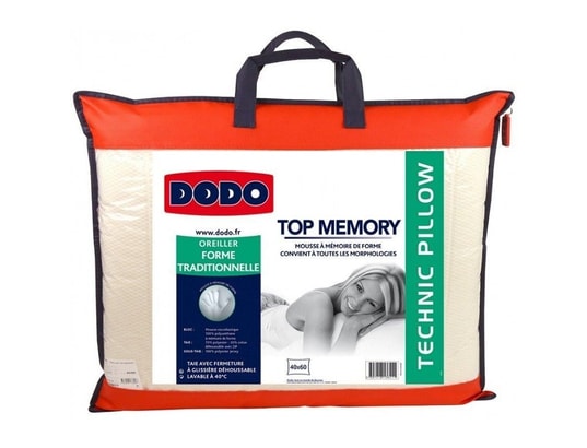 DODO - Oreiller rectangle .top memory 40x60