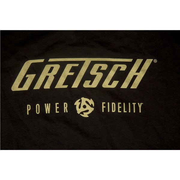 Gretsch Power & Fidelity Logo T-shirt maat S