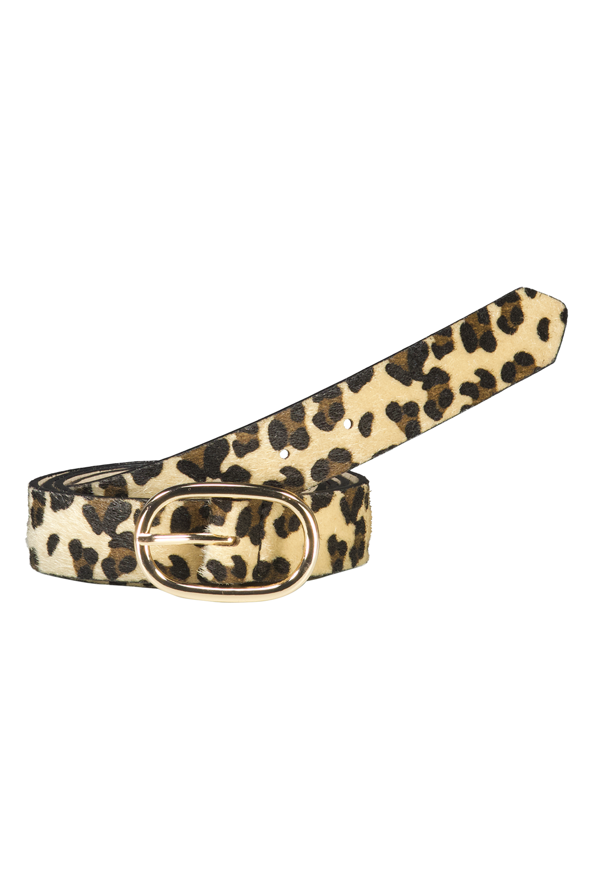 Riem met dierenpatroon Multi brown