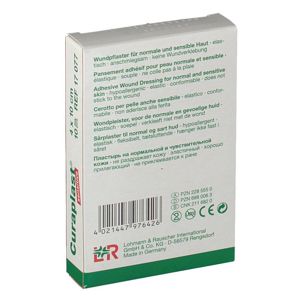 Curaplast® sensitiv Wundschnellverband 4 cm x 10 cm