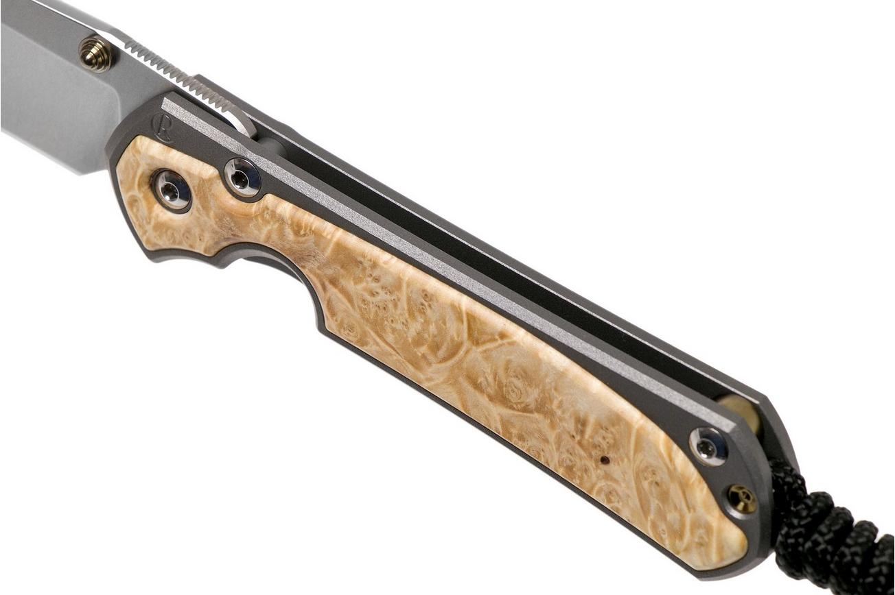 Chris Reeve Sebenza 31 Large Box Elder inlay L31-1108 zakmes