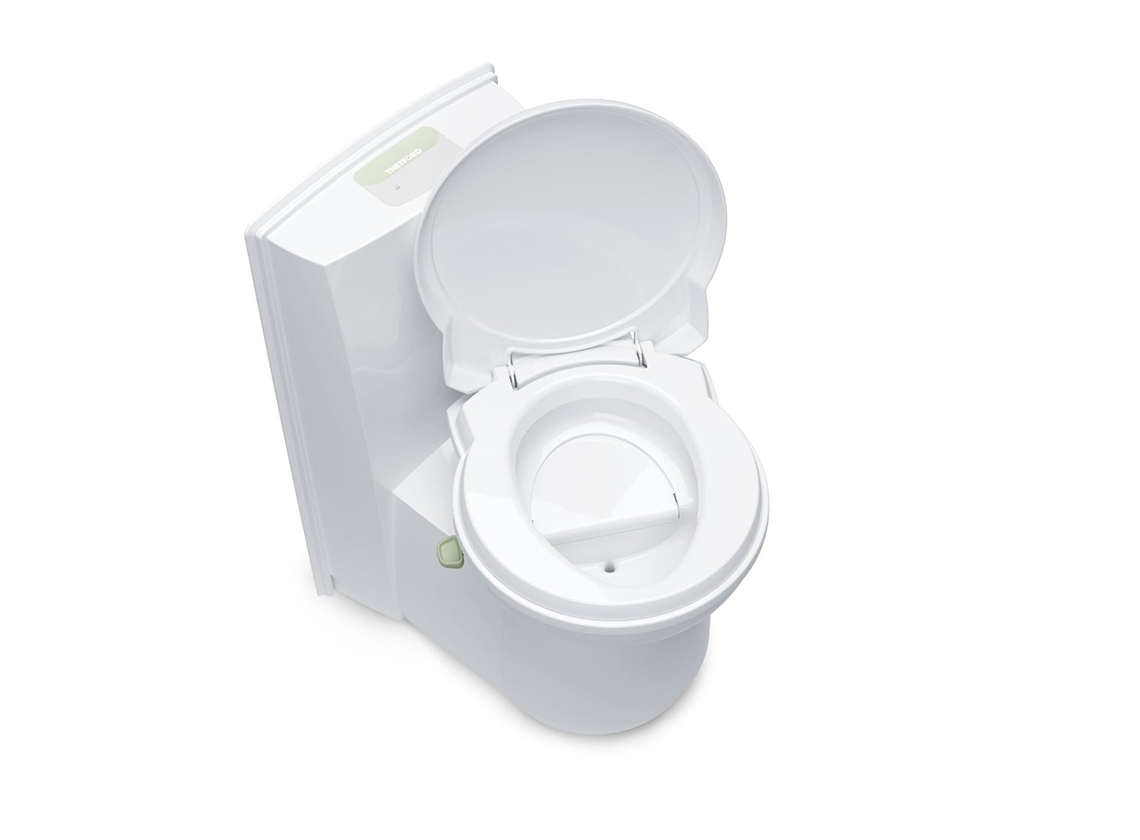 Thetford S260-CS droogtoilet met ombouwpanelen – elektrisch
