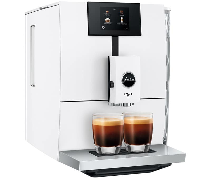 JURA ENA 8 Full Nordic White Touch Screen Garantie 3 ans Coloris:Blanc