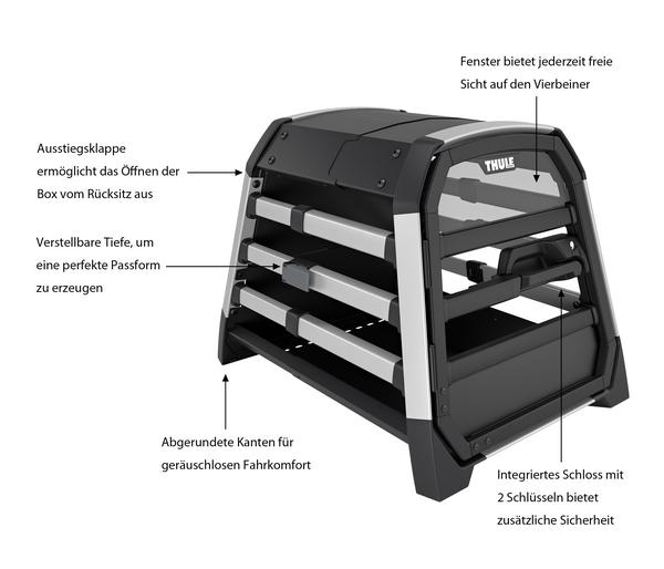THULE® Allax XS Hundetransportbox, ca.