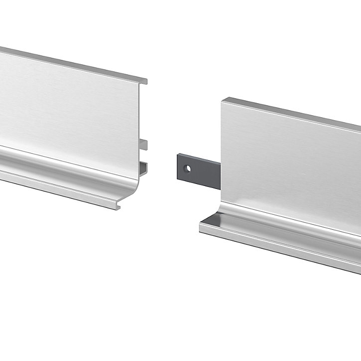Lot de 2 connecteurs de rail gris L. 5,7 cm Caraway Innovo GoodHome