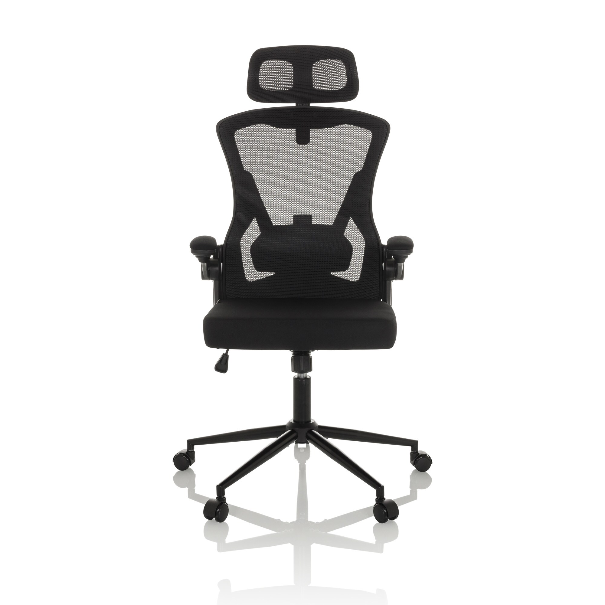 Profi Bürostuhl ARIGANO Stoff/Netzstoff mit Armlehnen hjh OFFICE