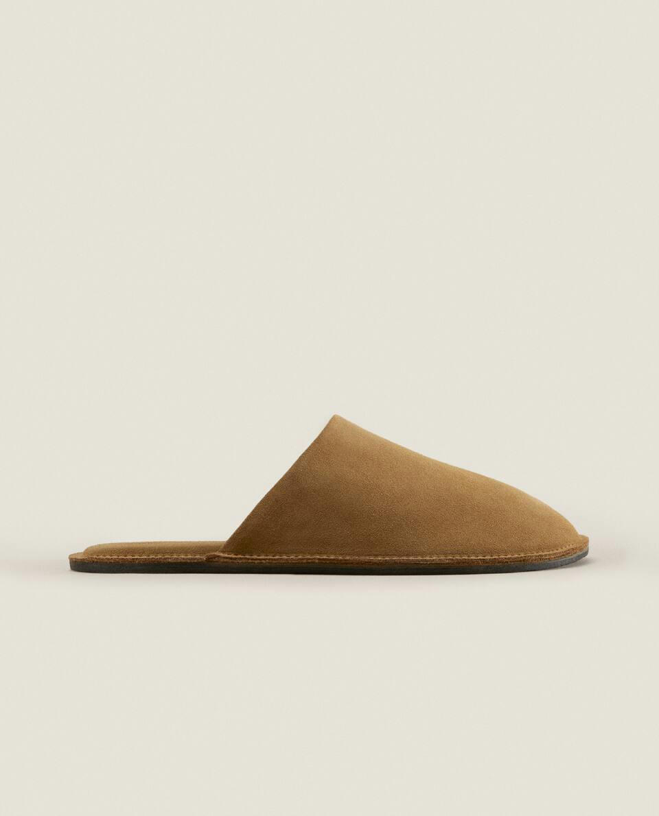 Chinelo Mule Minimalista de Couro