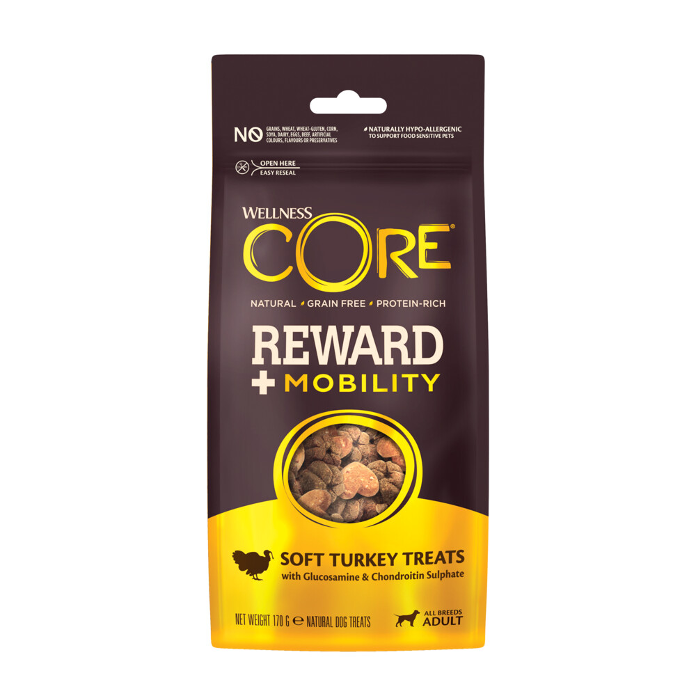 Wellness Core Reward+ Treats Turkey Mobility170 gr