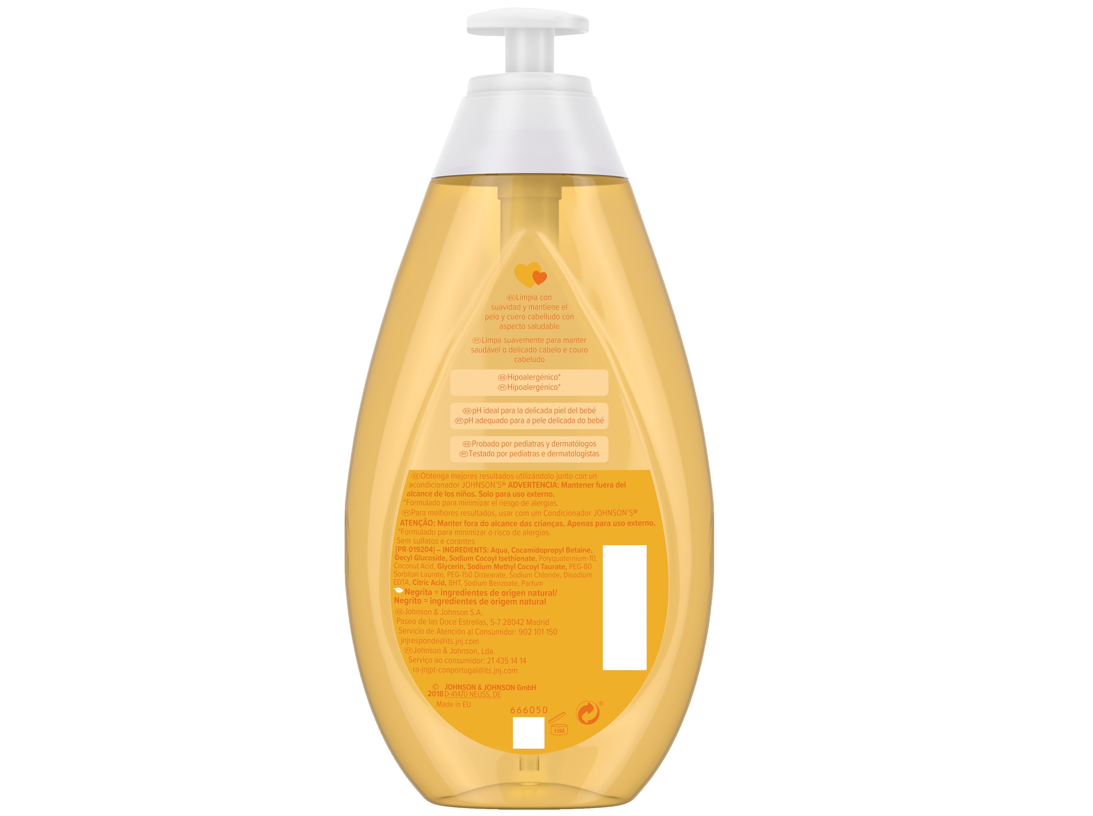 CHAMPÔ JOHNSON'S BABY SUAVE 500ML