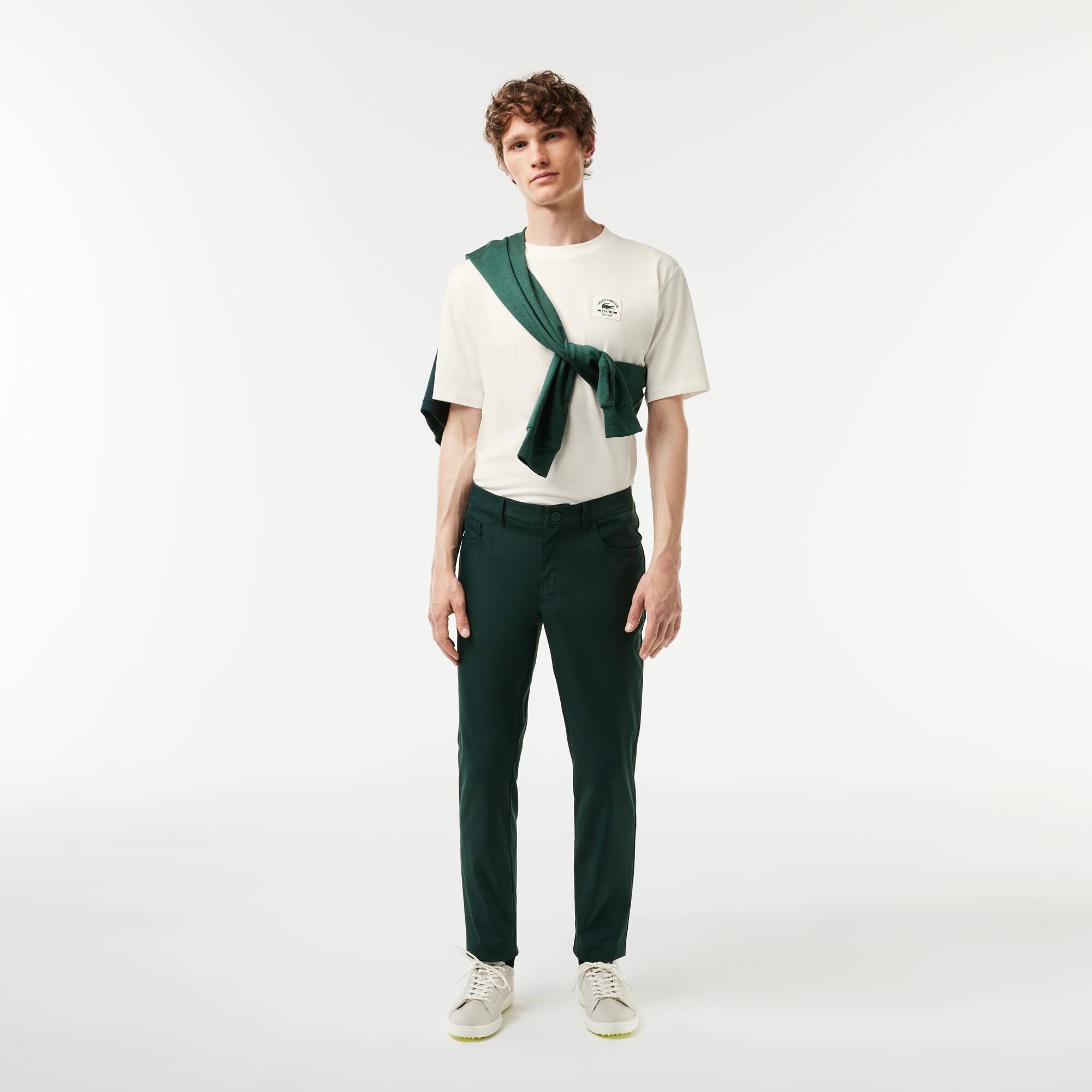 Golf T-Shirt aus Baumwolle T-Shirts - Weiss - Lacoste - Herren