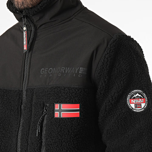 Veste Polaire Zippée Tuvalu Noir