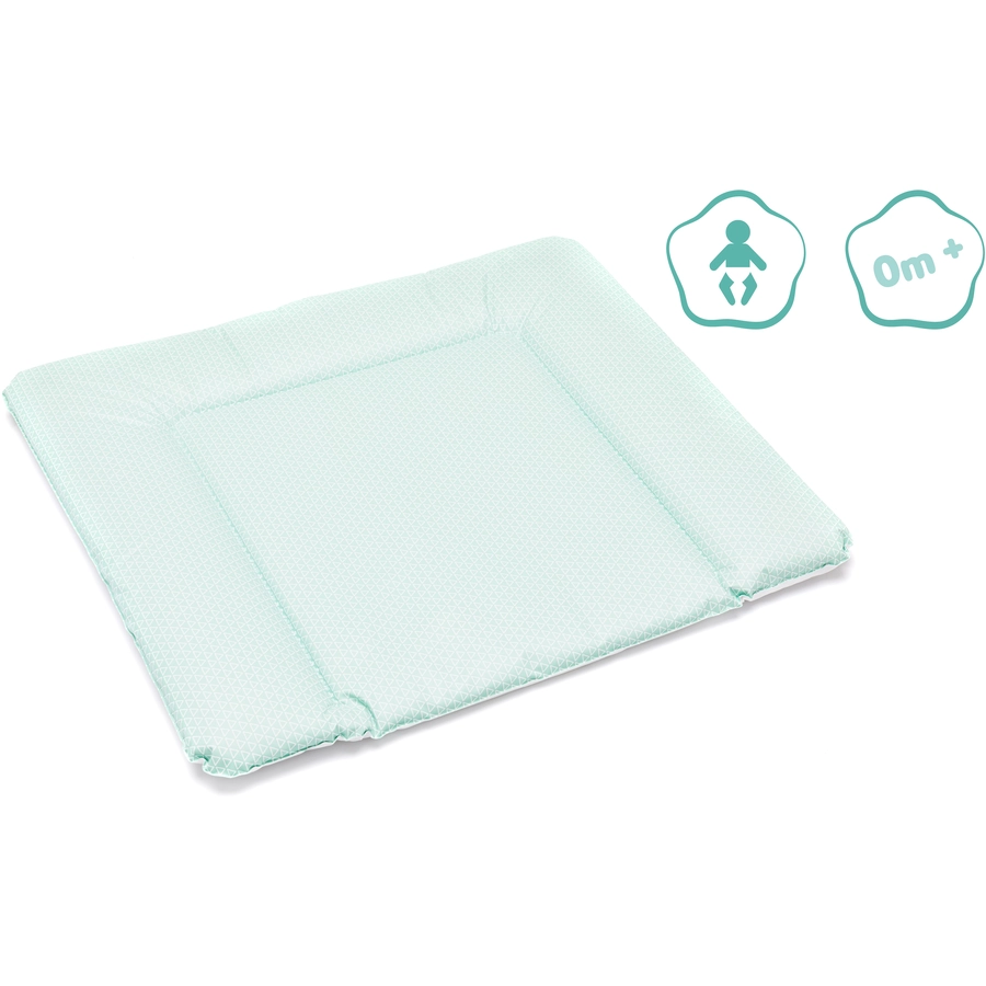 fillikid Wickelauflage Softy Large mint triangle 75x85 cm