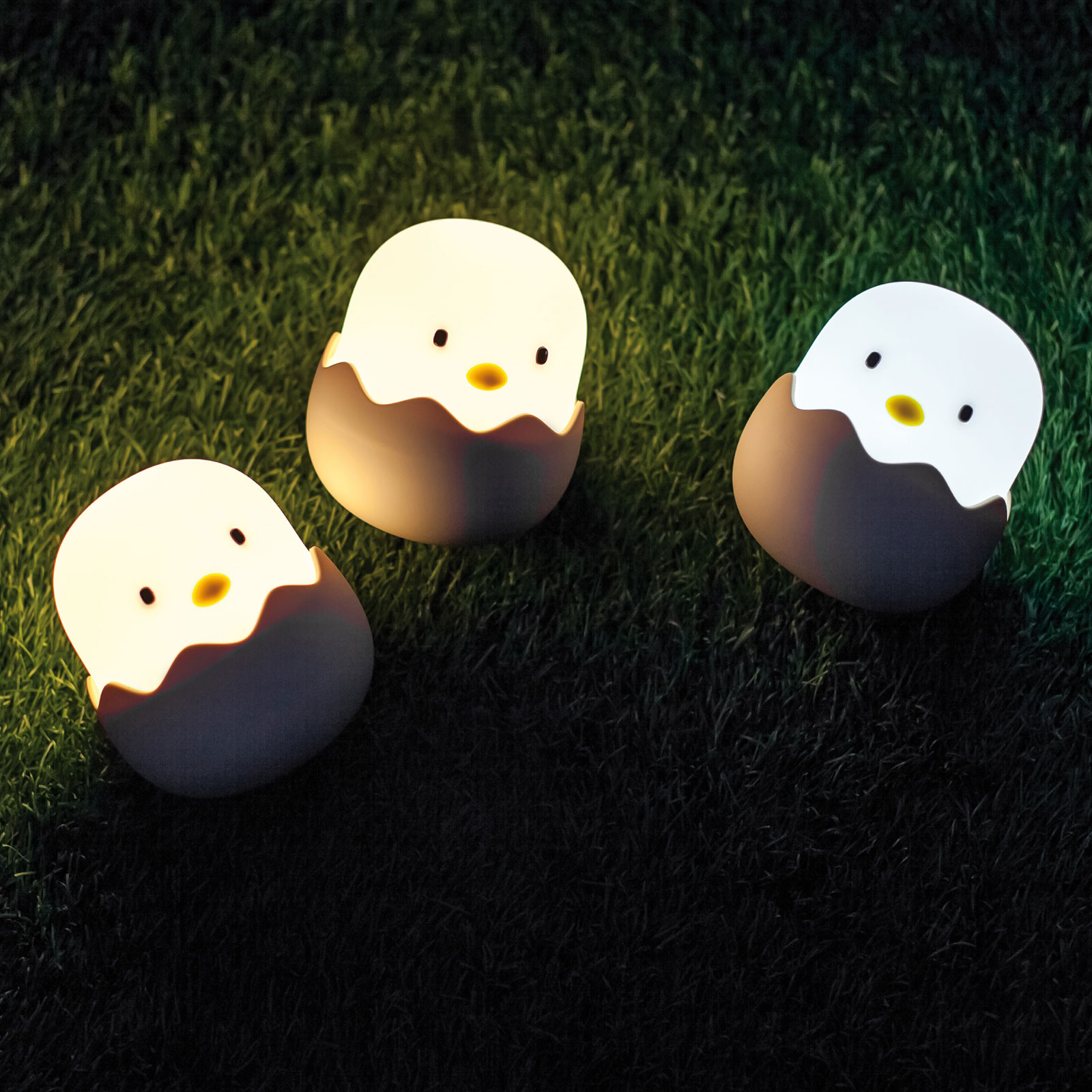 LED-Touch-Nachtlicht - creme-beige - dimmbar
